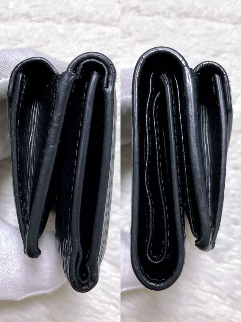 ♡Aa♡PRADA プラダ 三つ折り財布 ヴィッテロムーブ ロゴ レザー