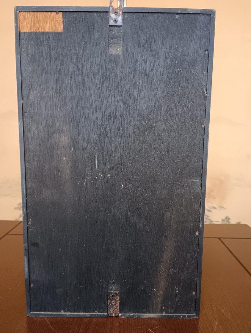 ゼンマイ式日付曜日付き柱時計　掛け時計　振り子時計　昭和レトロ　シチズン