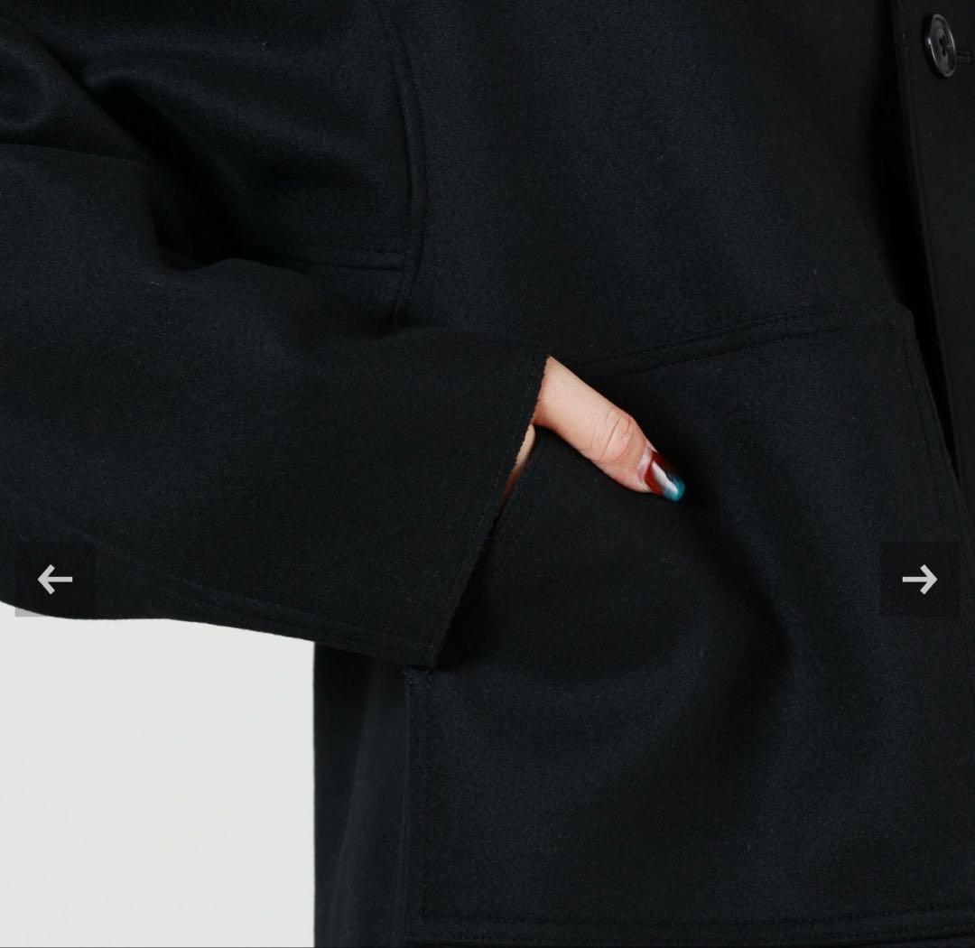 SALE‼️HYKEメルトンフードワークジャケットコート