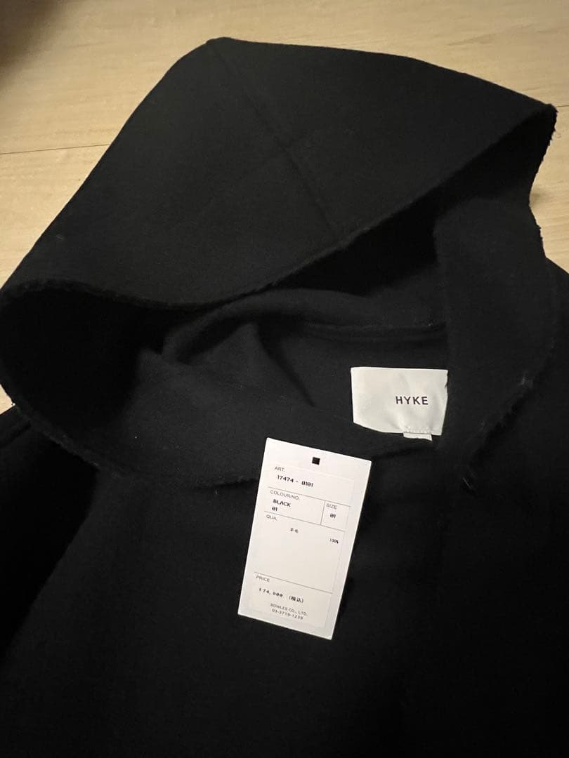 SALE‼️HYKEメルトンフードワークジャケットコート