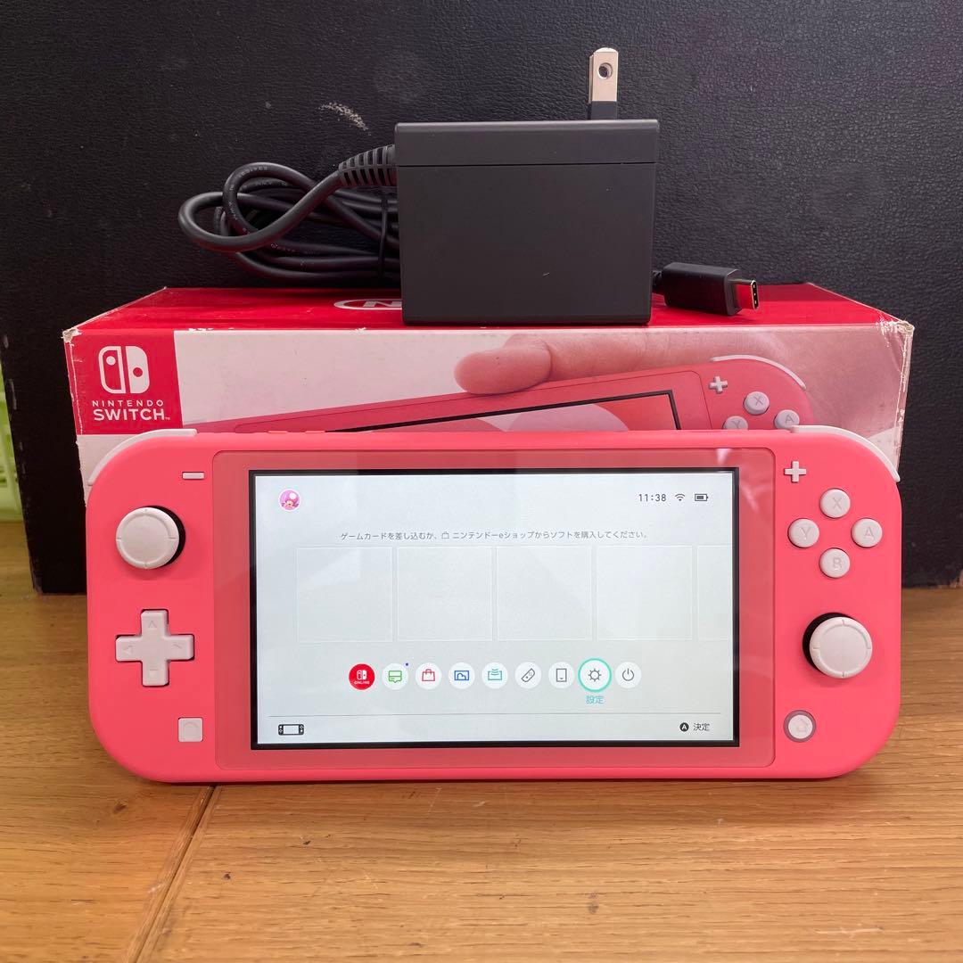 動作品 Nintendo Switch Lite ピンク HDH-001