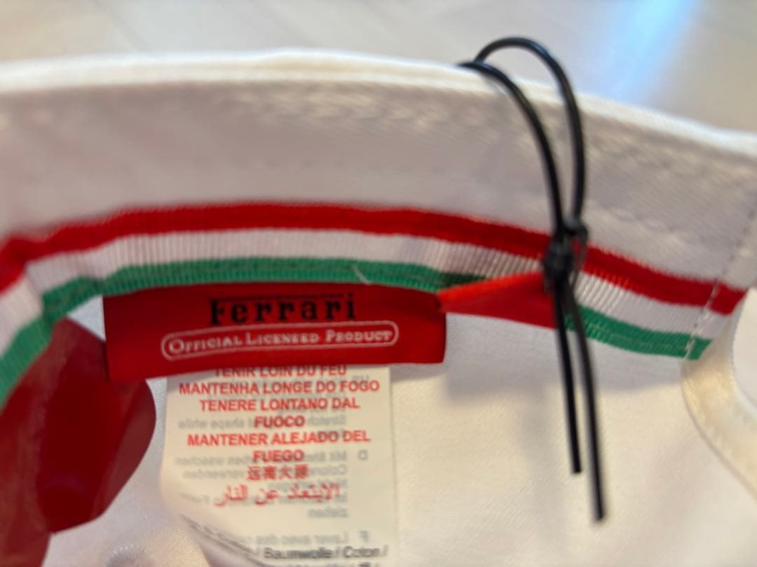 【新品未使用】フェラーリ F1 キャップ 2016年メキシコグランプリ（白）