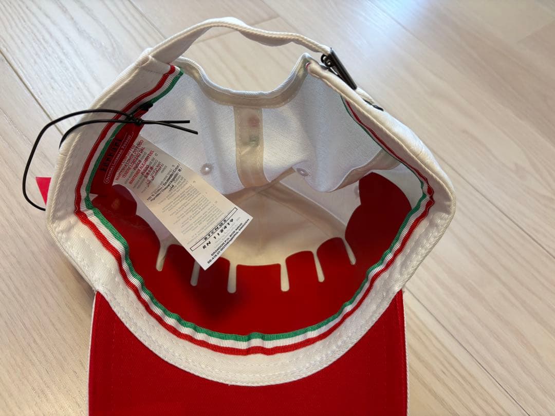 【新品未使用】フェラーリ F1 キャップ 2016年メキシコグランプリ（白）