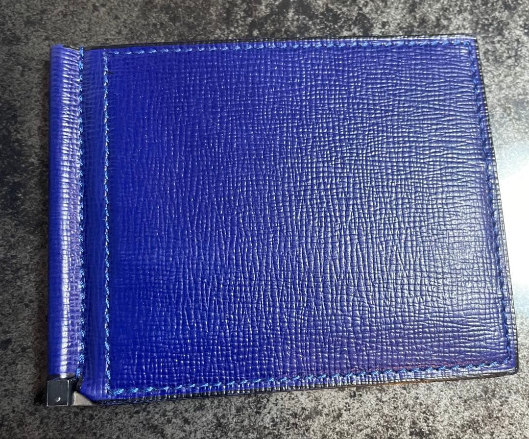 Valextra/ヴァレクストラ/マネークリップ/ロイヤルブルー