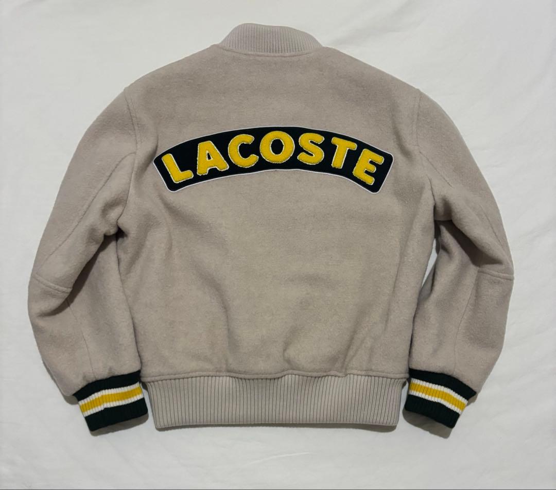 LACOSTE  L!VE　ウールメルトン スタジャン　ラコステライブ