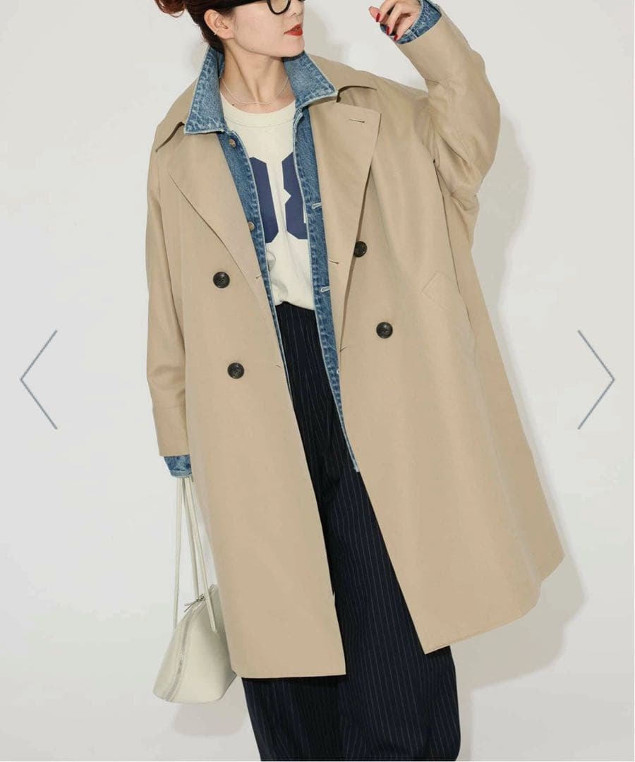 【超美品】TICCA ティッカ テントトレンチコート