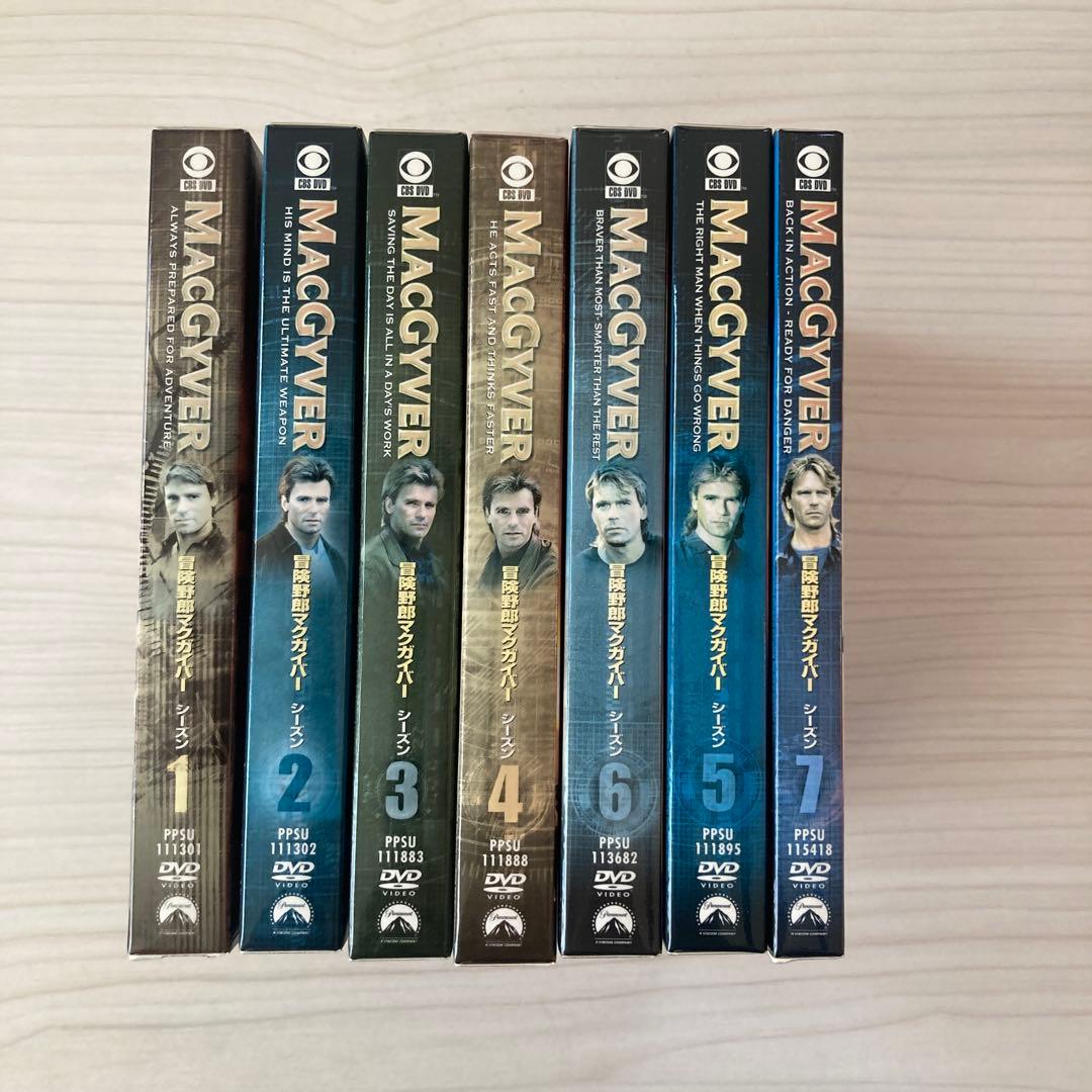 冒険野郎マクガイバー DVD 全7巻38枚セット