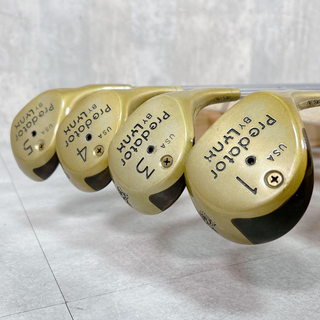 X542 リンクス プレデター ウッド 4本セット フレックスR