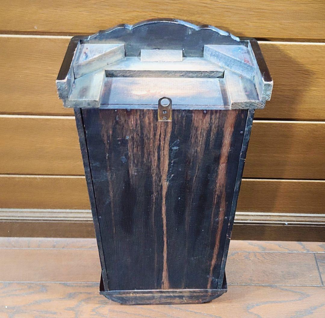 〈完動・美品〉Apollo時計社　宮型ゼンマイ振り子時計　ボンボン時計古時計