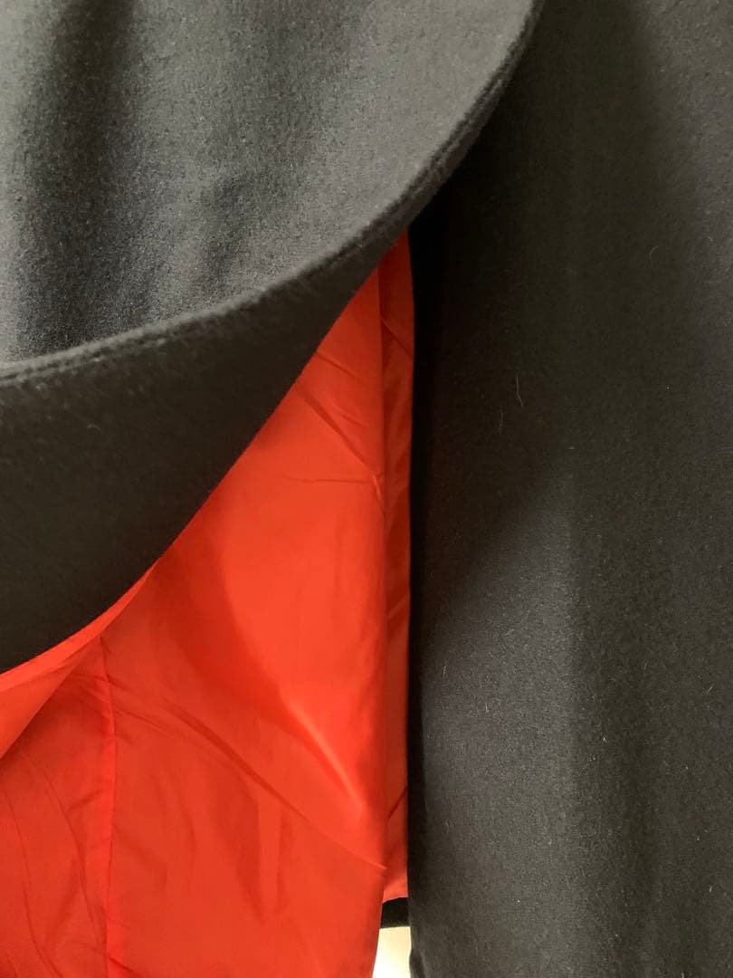 Spoom ネイビー ダブルブレスト チェスターコート　38 M