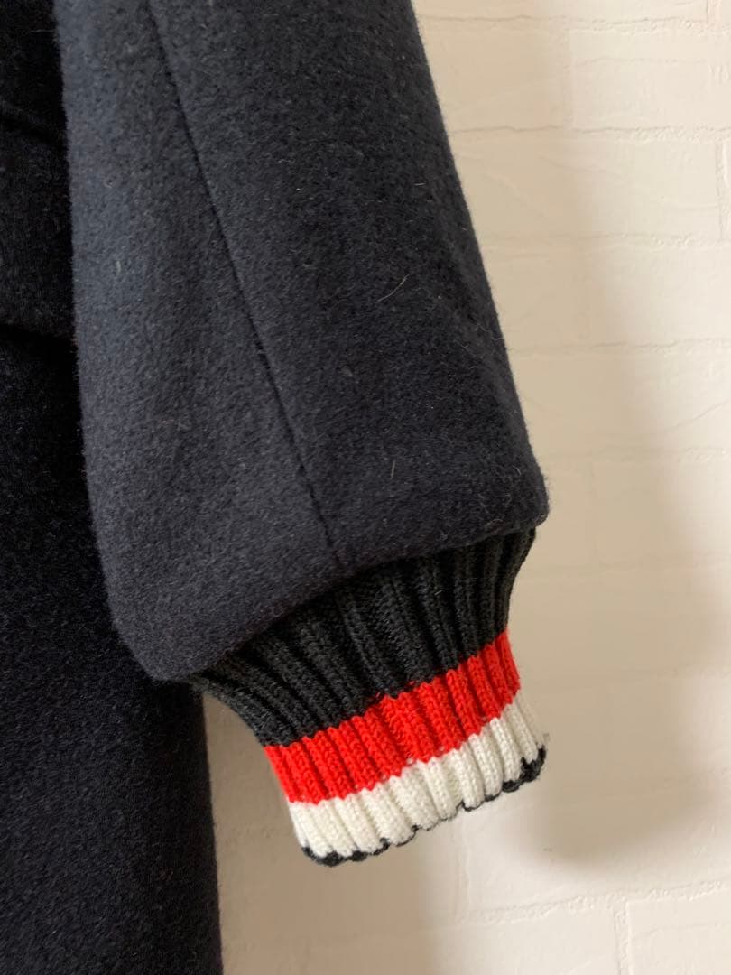 Spoom ネイビー ダブルブレスト チェスターコート　38 M