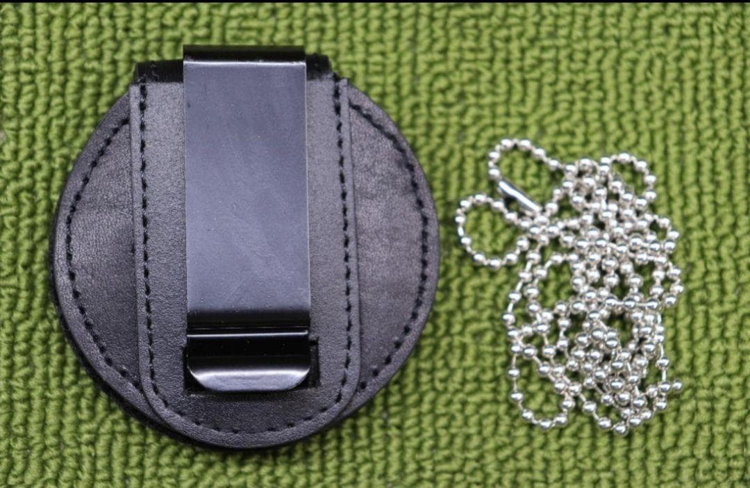 嵌込型 US MARSHALS USMS マーシャル バッジ レザー レプリカ