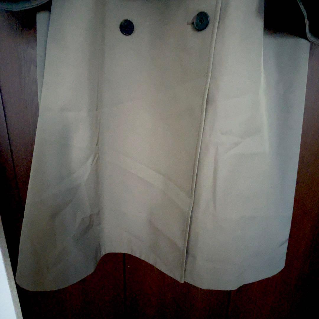 【美品】ユニクロトレンチコートリラックスフィット　カーキ XL