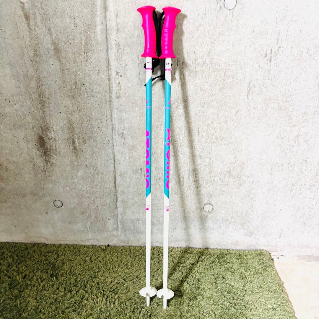 【美品☆】3点セット ATOMIC スキー板セット 120cm 送料無料！