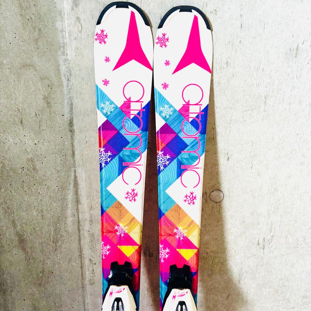 【美品☆】3点セット ATOMIC スキー板セット 120cm 送料無料！