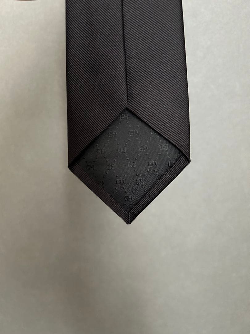 ★美品★ GUCCI グッチ ネクタイ グッチスネーク 結婚式 成人式 黒 蛇