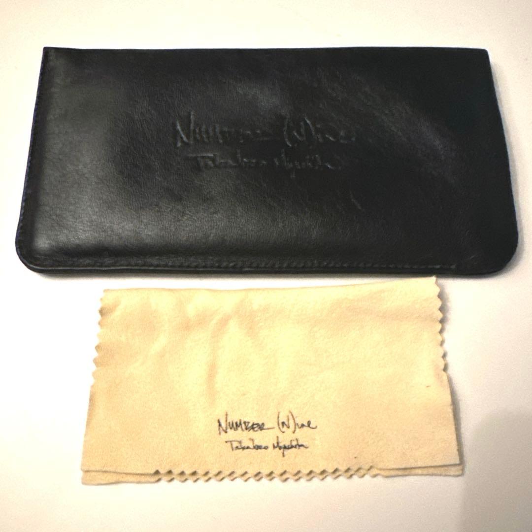 【美品】ナンバーナイン　オーバルサングラス　カートコバーン　本人期　ケース付