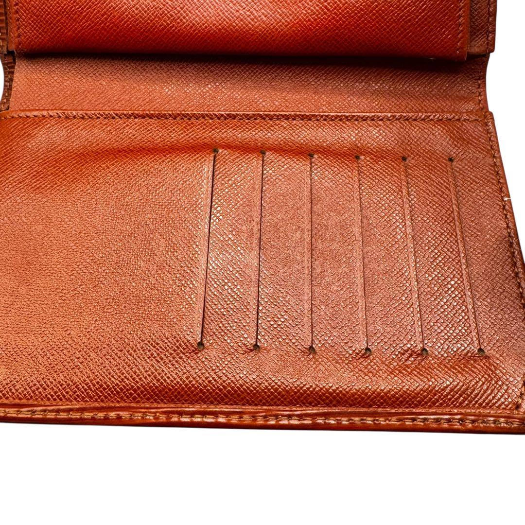 未使用品級✨LOUIS VUITTON 折財布 エピ レザー ブラウン 本革