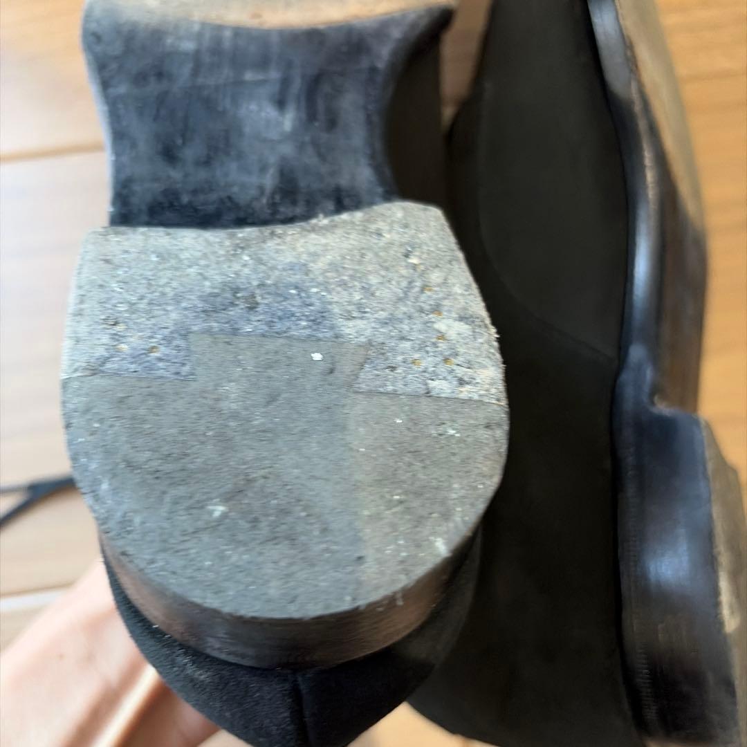 Giacometti スエードプレーントゥ