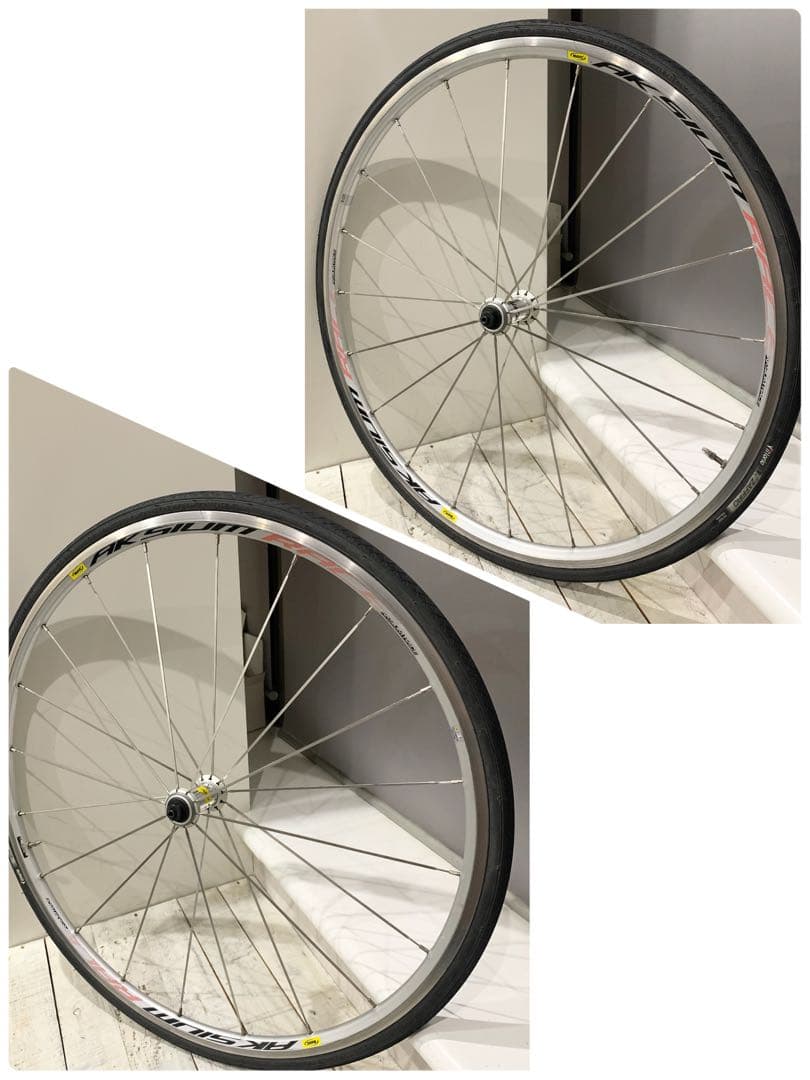 ◆マビックMavic AKSIUM RACE◆ホイール＆タイヤ美品◆