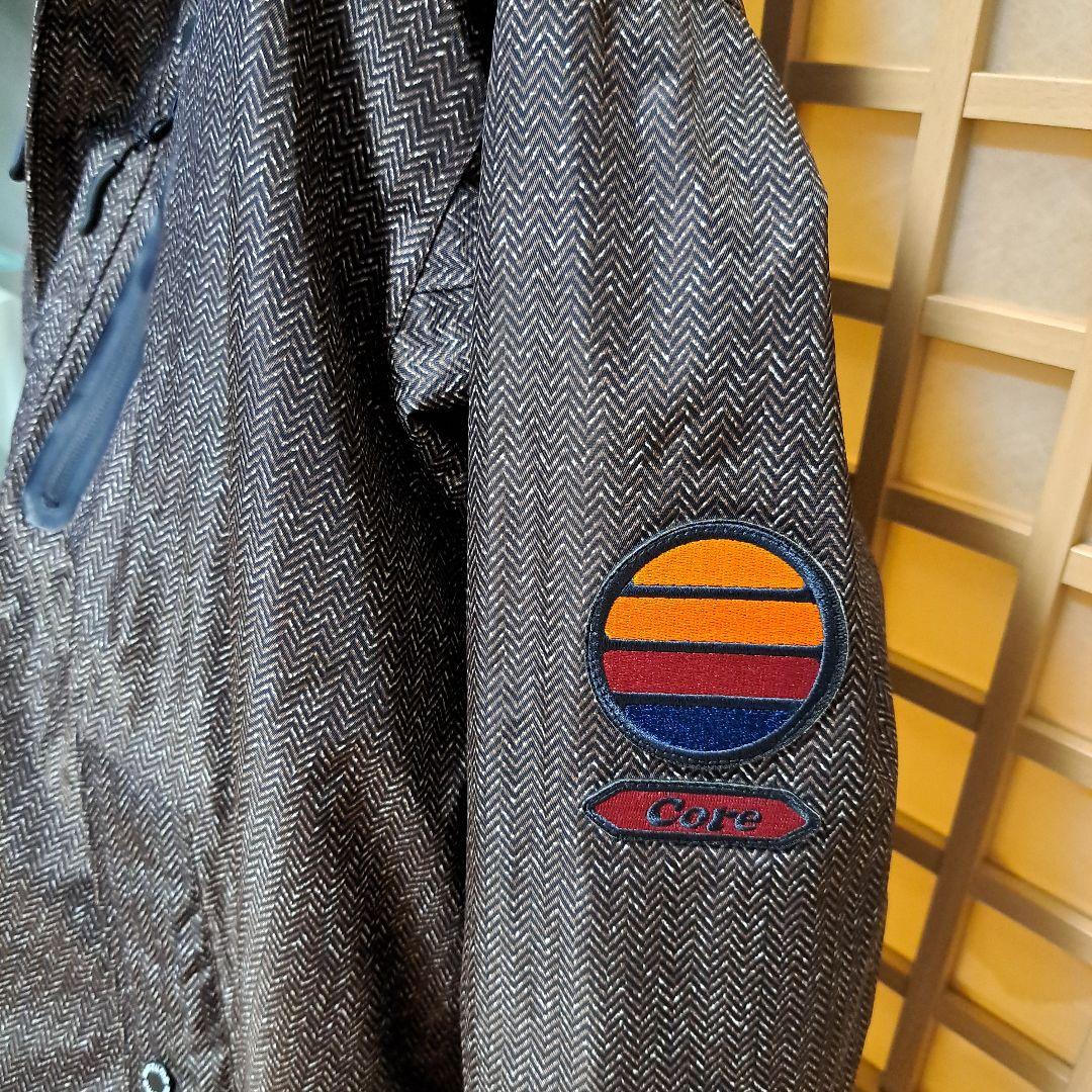 マズメ MZFW-793 コアオールウェザースーツ ブラウンヘリンボーン LL