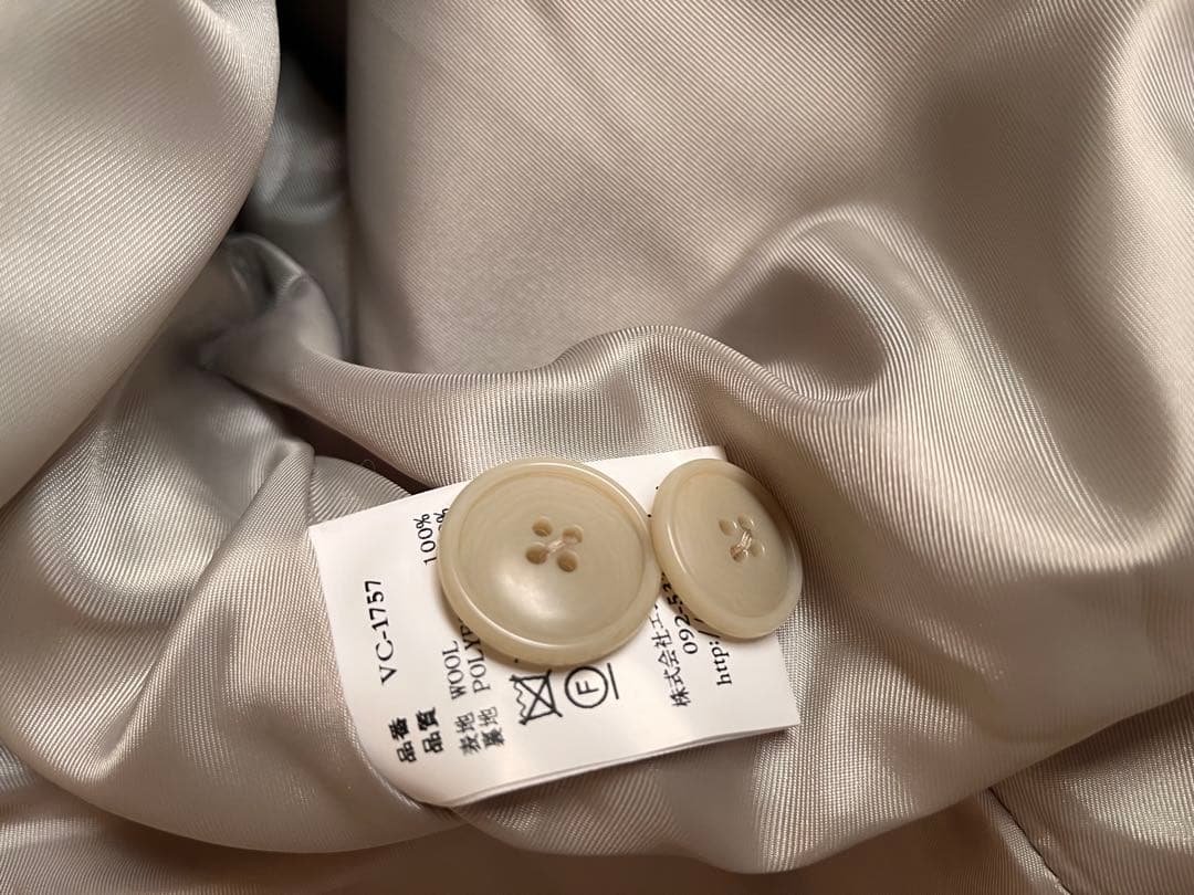 veritecoeur ヴェリテクール トラペーズライン ショートコート