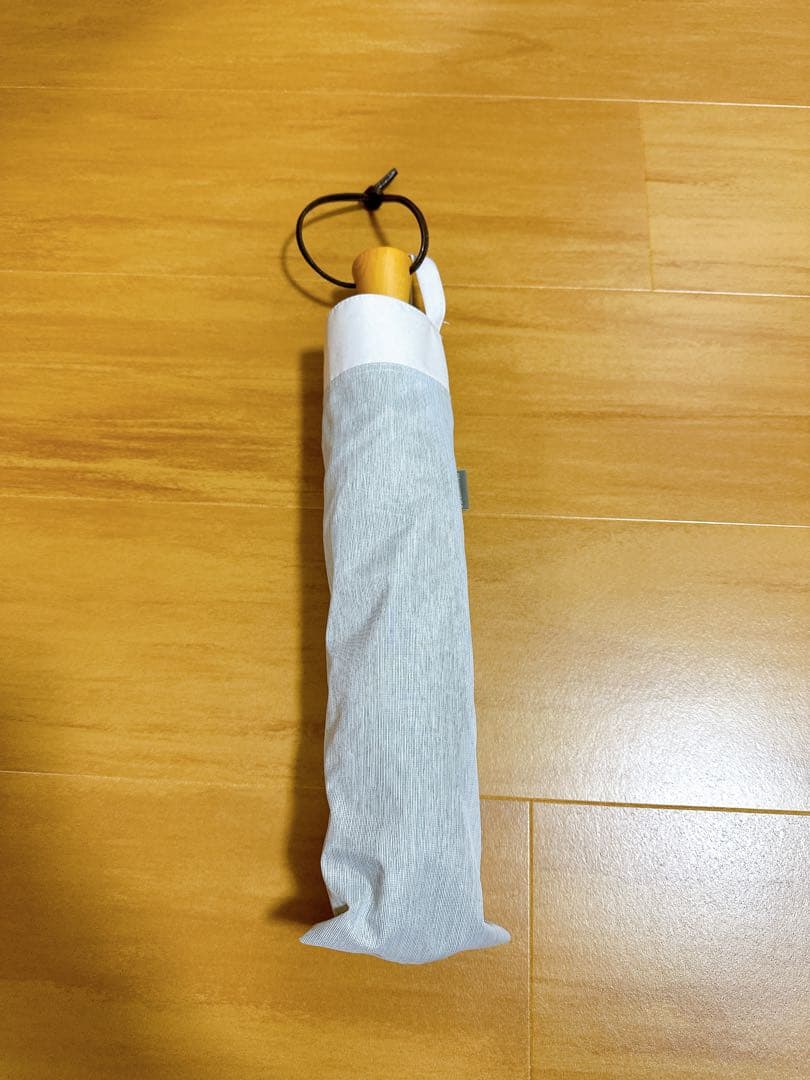 サンバリア100 2段折 コンビmoku グレー 日傘 折りたたみ傘