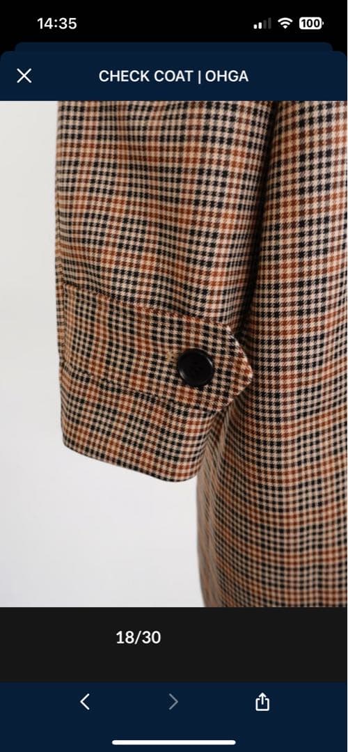 ジャケット・アウター CHECK COAT | OHGA