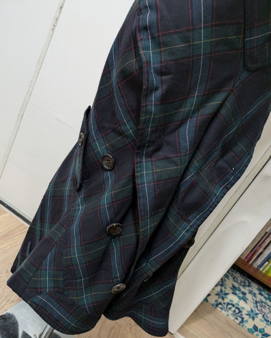 ジュンヤ コム・デ・ギャルソン／グリーンチェックペンギンパンツ