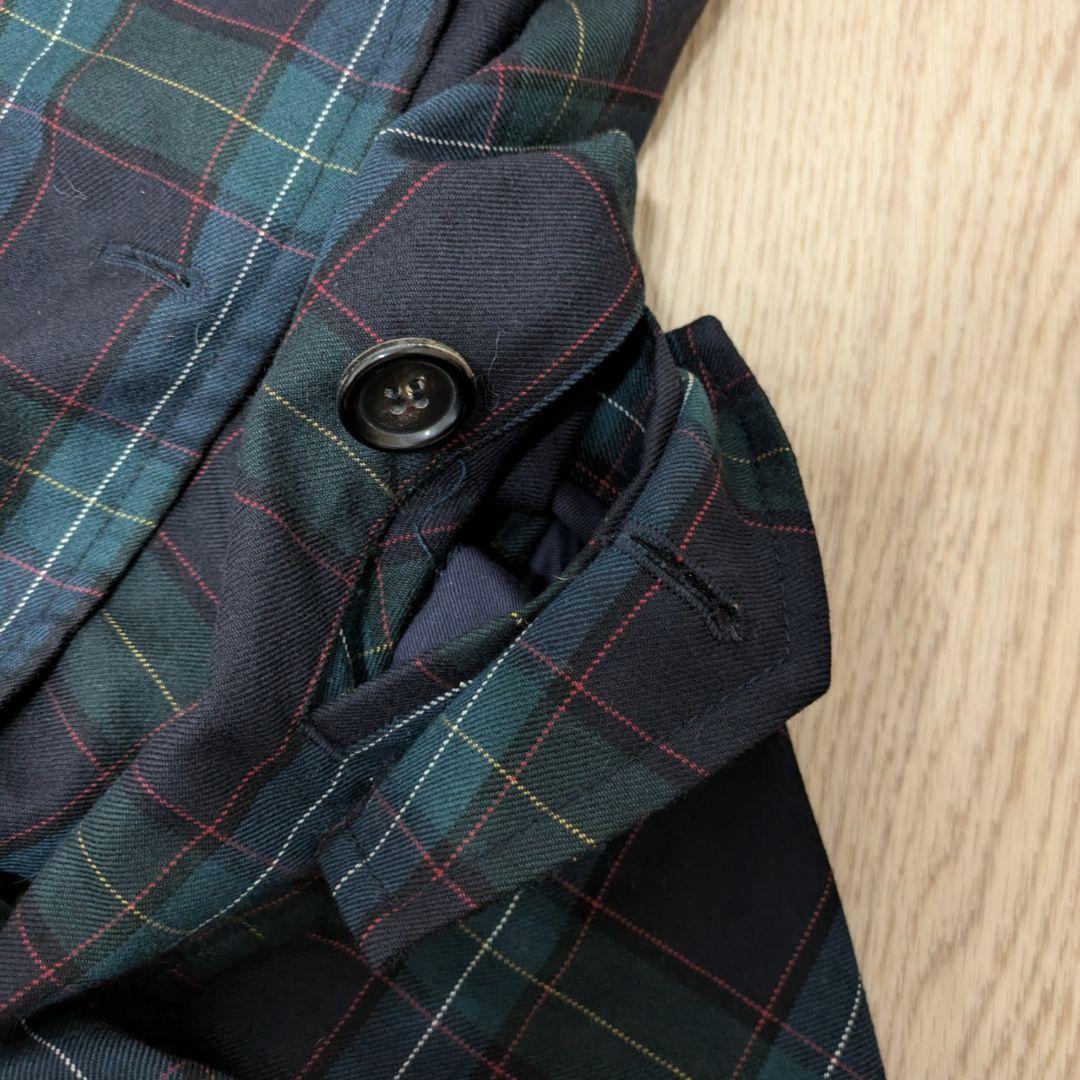 ジュンヤ コム・デ・ギャルソン／グリーンチェックペンギンパンツ