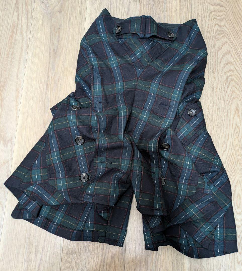 ジュンヤ コム・デ・ギャルソン／グリーンチェックペンギンパンツ