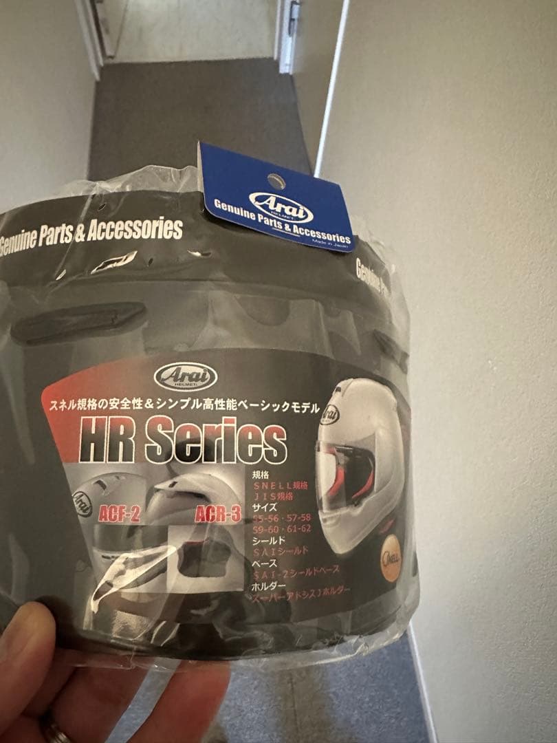 ARAI ヘルメット　純正シールド？付き