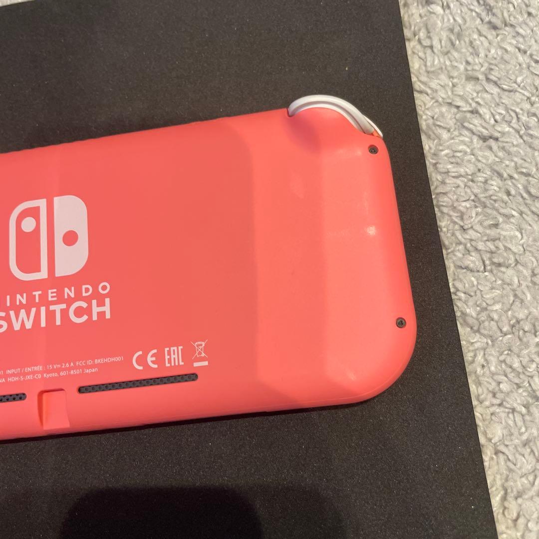 Nintendo Switch Lite コーラル　本体　訳あり