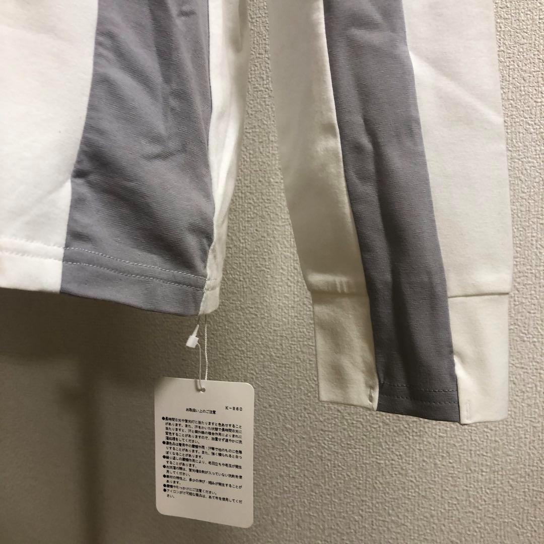 未使用 セントアンドリュース◆長袖 モックネック ウェア◆ホワイト LLサイズ