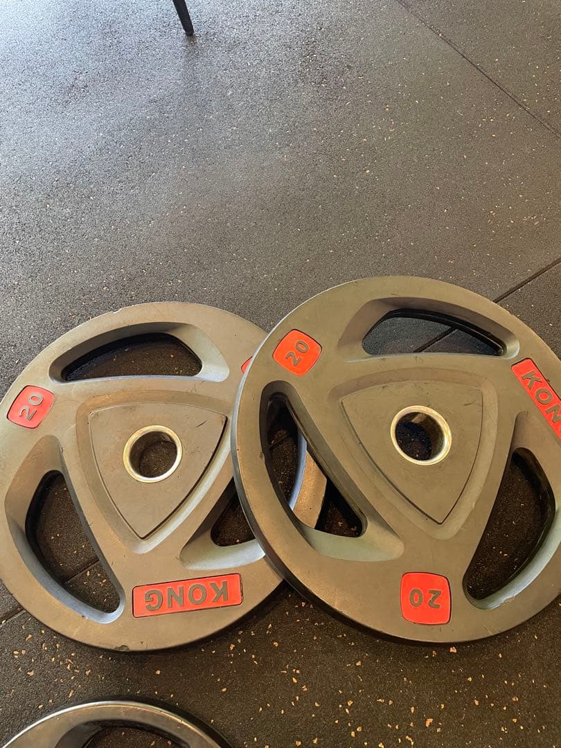 ■引取限定■ 10枚セット105kg バーベルプレート ウエイトプレート 50m