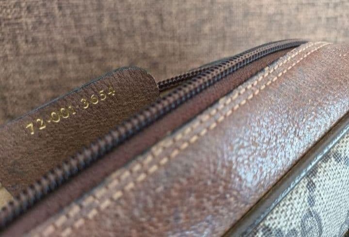 Old Gucci GGパターン シェリーラインショルダーバッグ