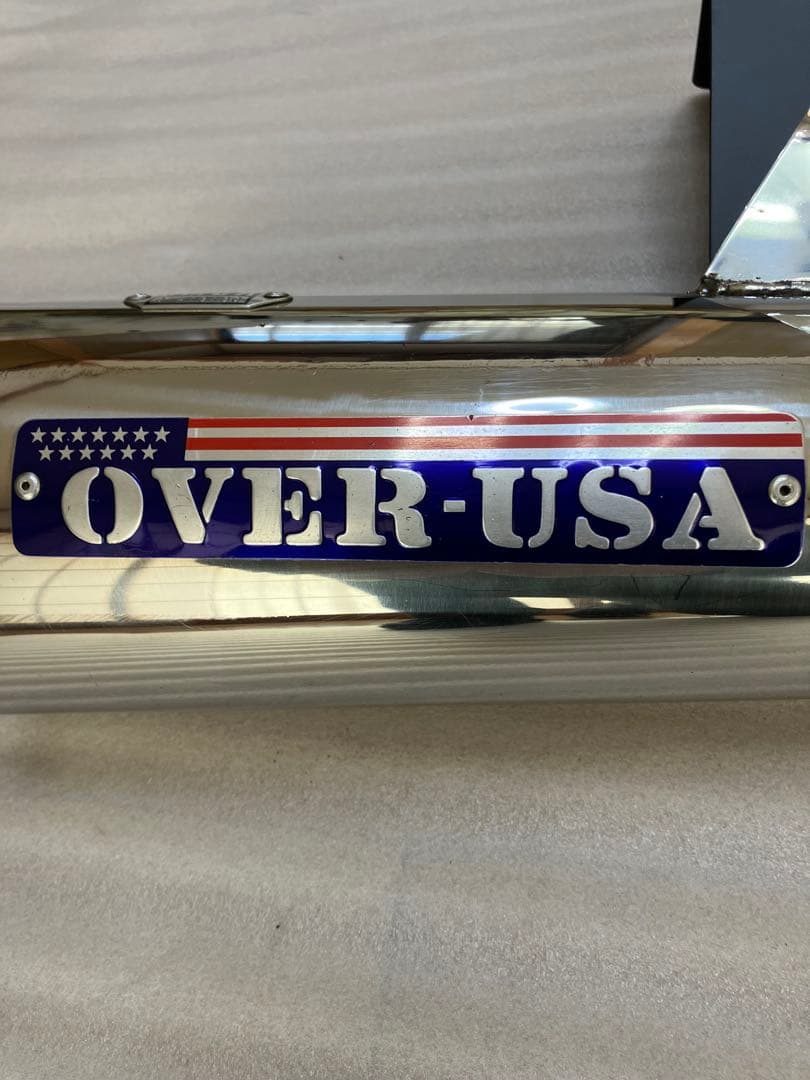 希少　ホンダX4 オーバーレーシング　ステンレス製メガホンマフラー