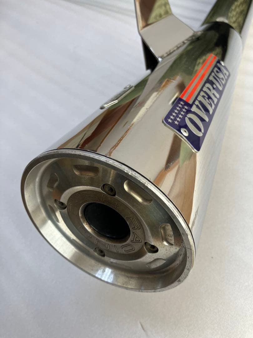 希少　ホンダX4 オーバーレーシング　ステンレス製メガホンマフラー