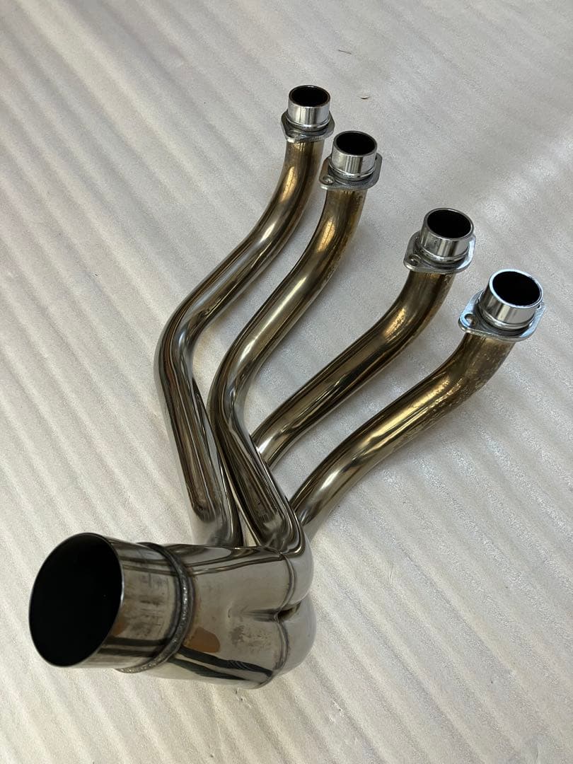 希少　ホンダX4 オーバーレーシング　ステンレス製メガホンマフラー