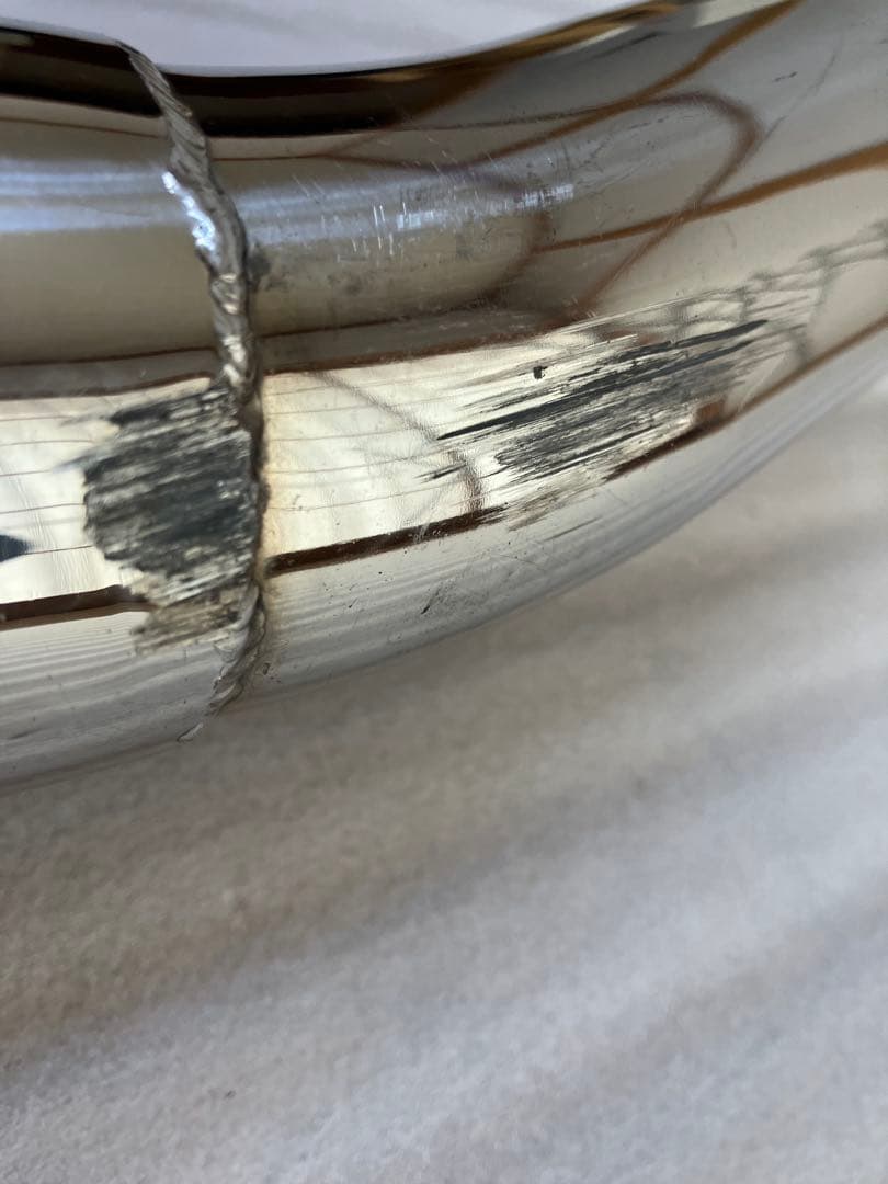 希少　ホンダX4 オーバーレーシング　ステンレス製メガホンマフラー