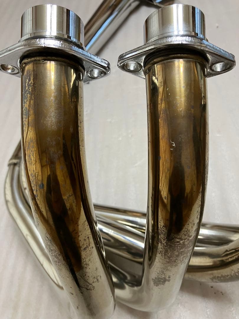 希少　ホンダX4 オーバーレーシング　ステンレス製メガホンマフラー