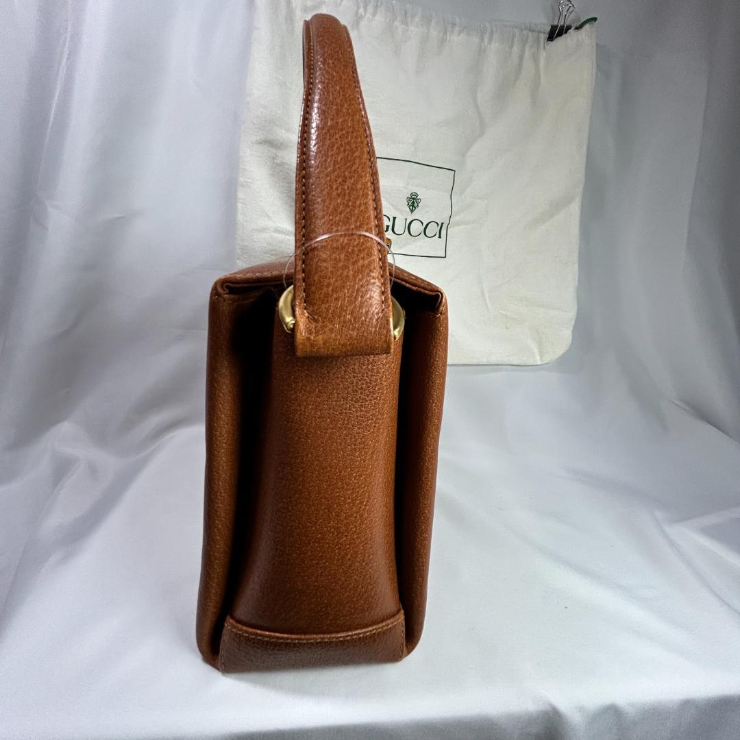 10%セール‼️★美品！！　GUCCI バンブー トップハンドル ハンドバッグ
