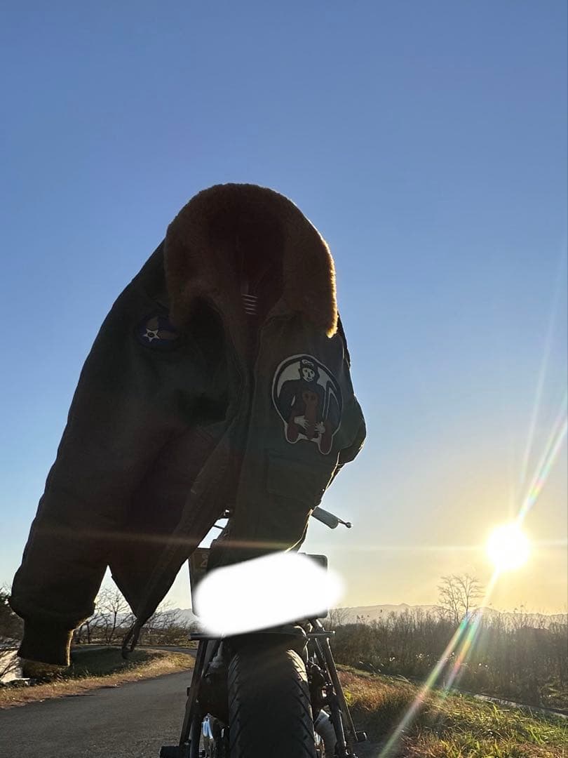 ピ*ん様 バズリクソンズ　 B-10 サイズ36 中古品　フライトジャケット死神