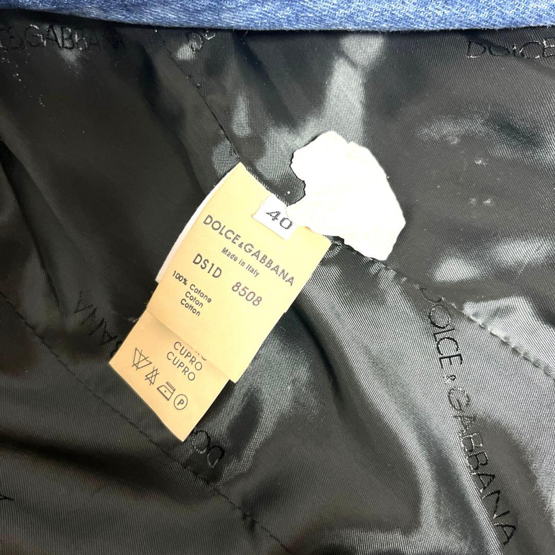 Dolce & Gabbana デニムジャケット イタリア製　新品同様　小さめM