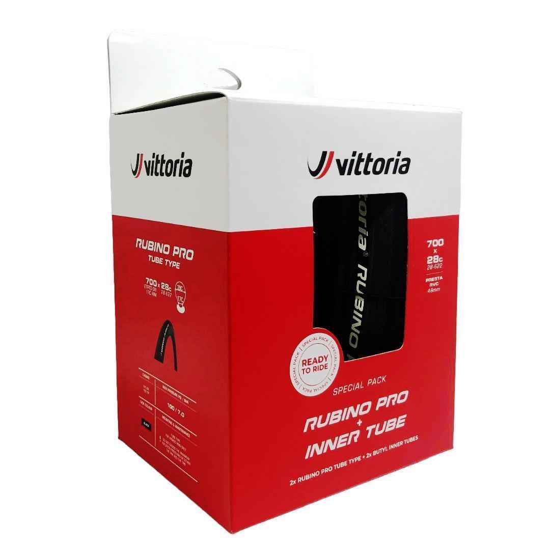 （各2本）ビットリア タイヤ Rubino ProG2.0ツインパック チューブ