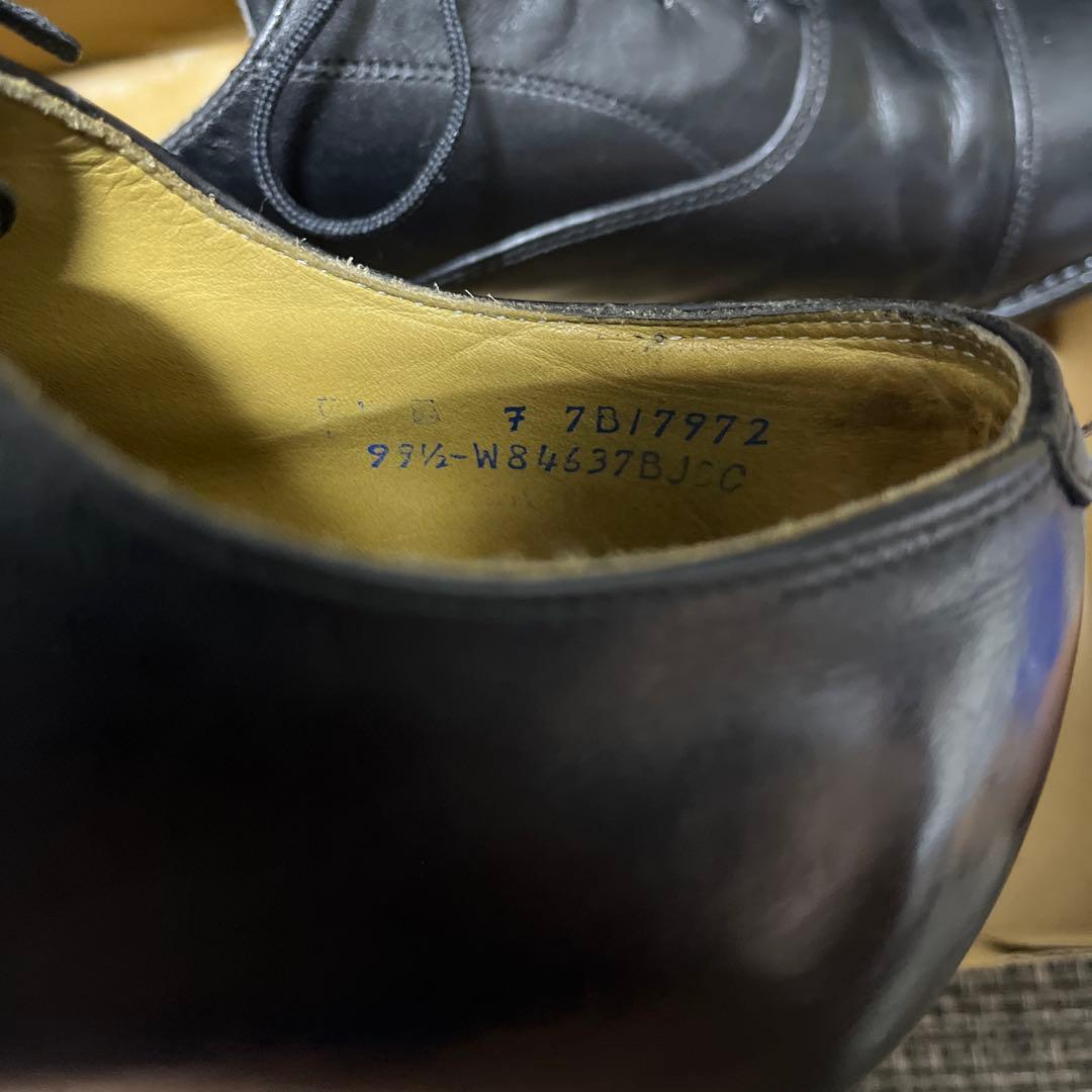 ワ*）様 80s 90s カナダ軍　サービスシューズ　内羽根　ストレートチップ