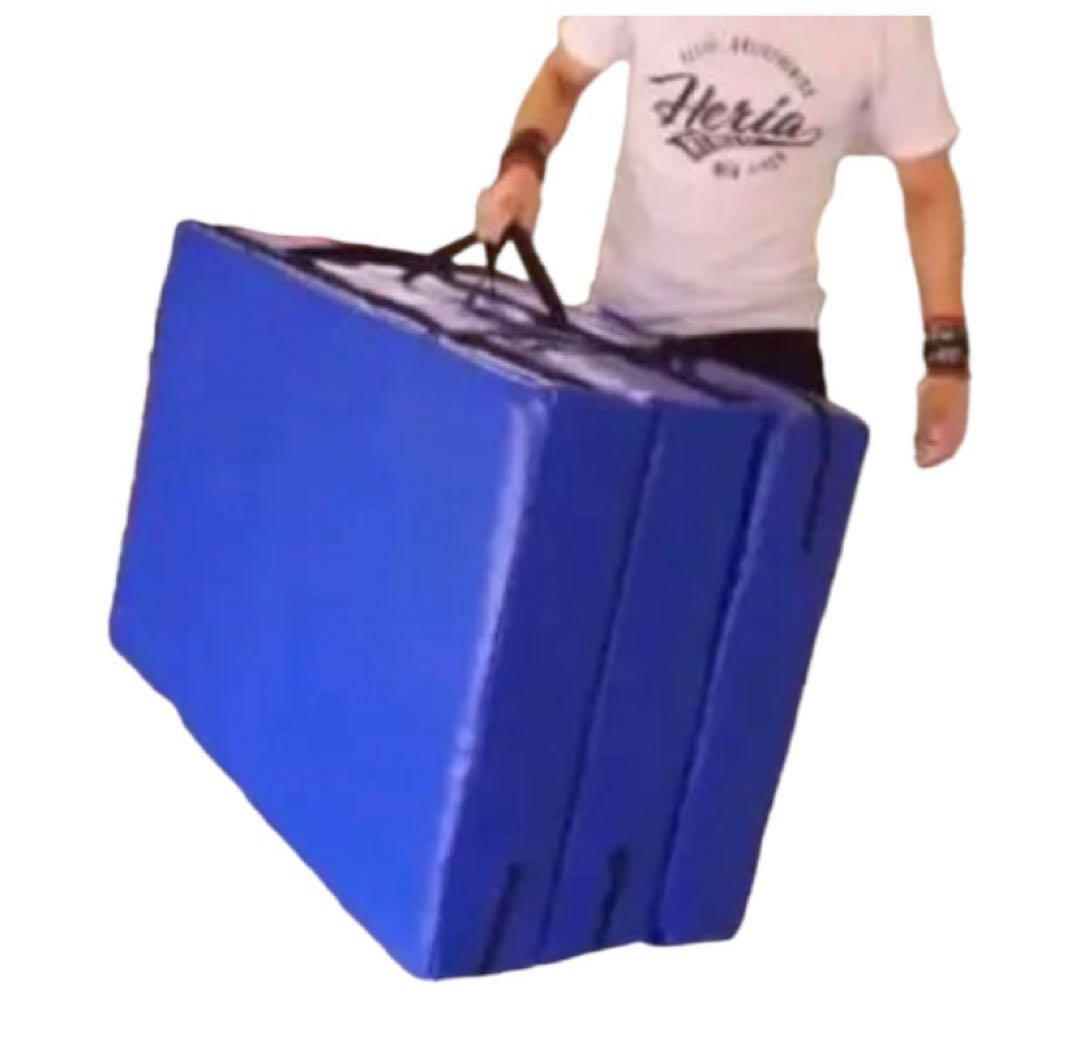 持ち運びマット【屋内外対応】厚み十分！　リュック・手さげ携行OK!