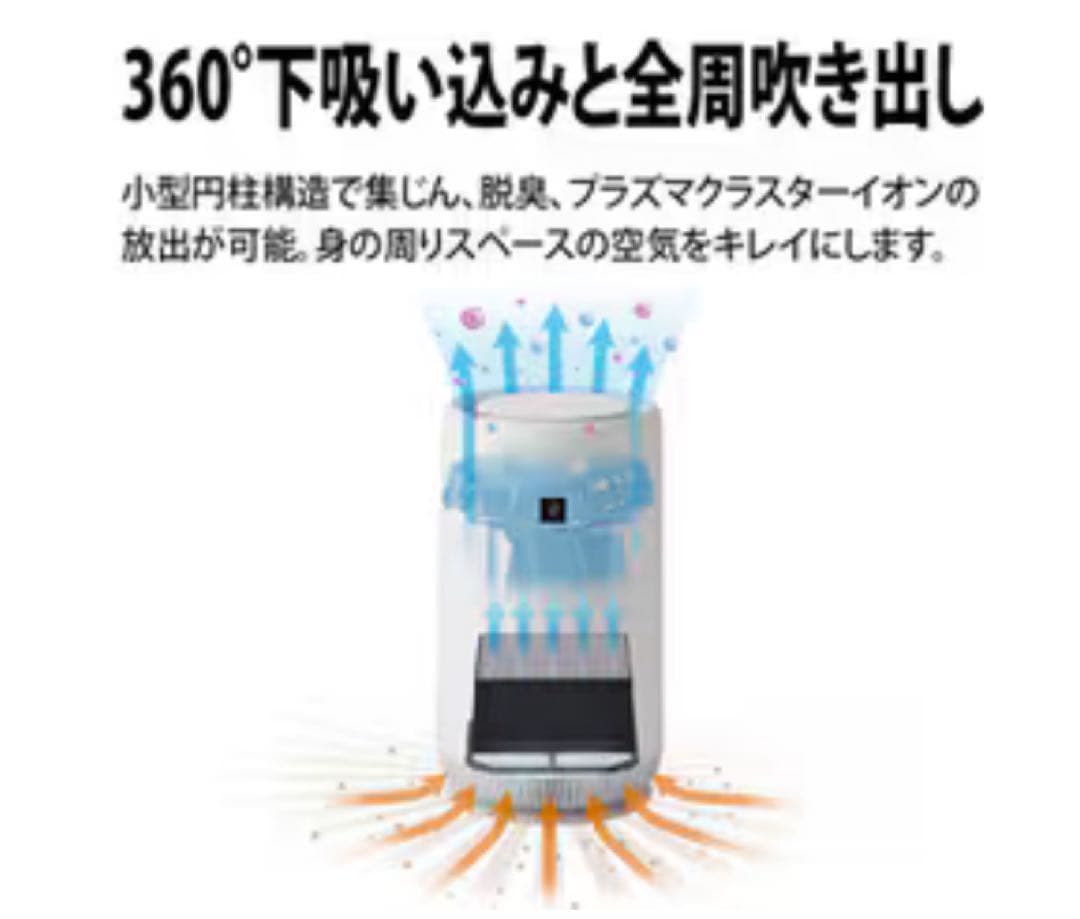 【新品 未使用 未開梱】シャープ　SHARP　空気清浄機 FU-TC01-W