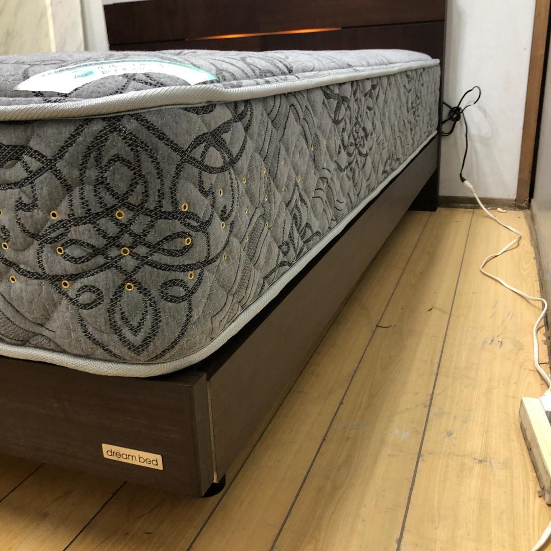 送料無料　超美品　サータ × ドリームベッド ダブル マットレス 88214-