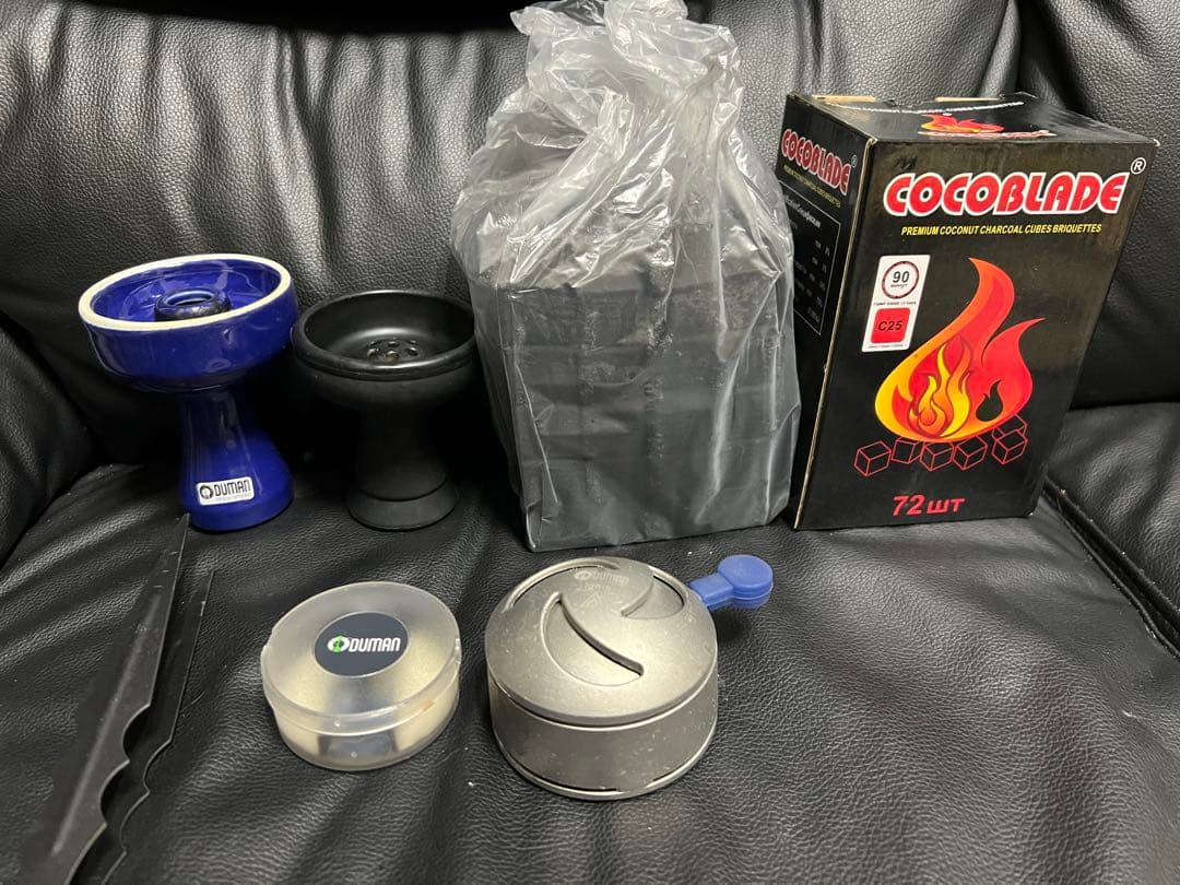 ODUMAN N3 CLEAR シーシャセット　炭用コンロ付き